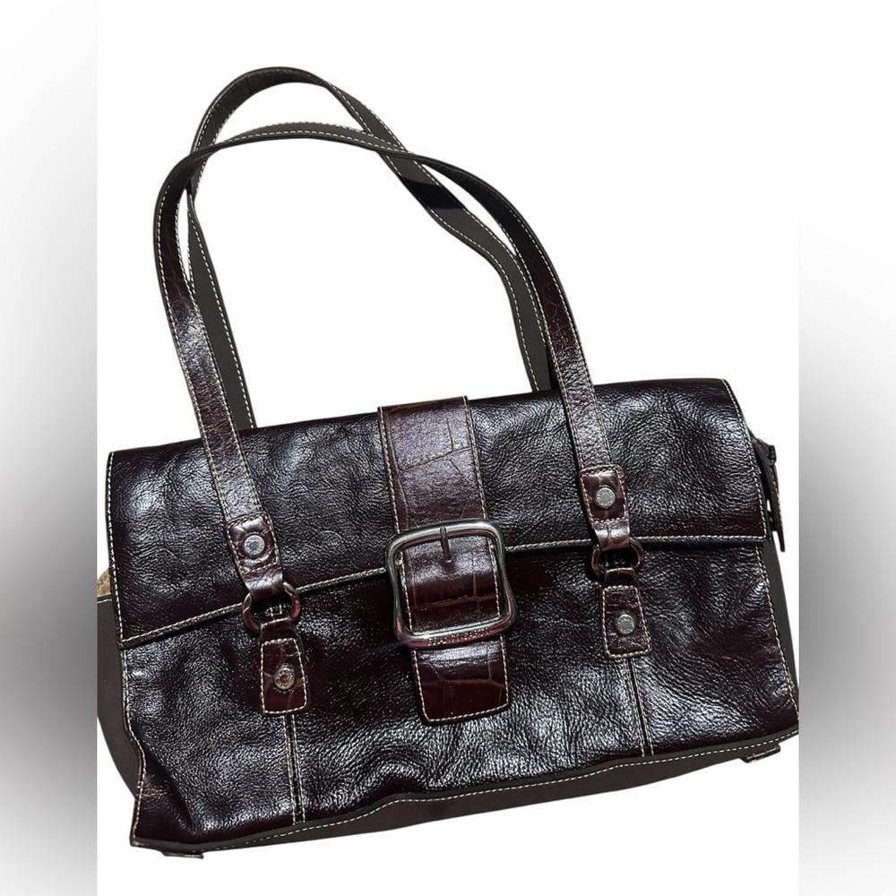 Vintage Franco Sarto Y2K brown shoulder bag